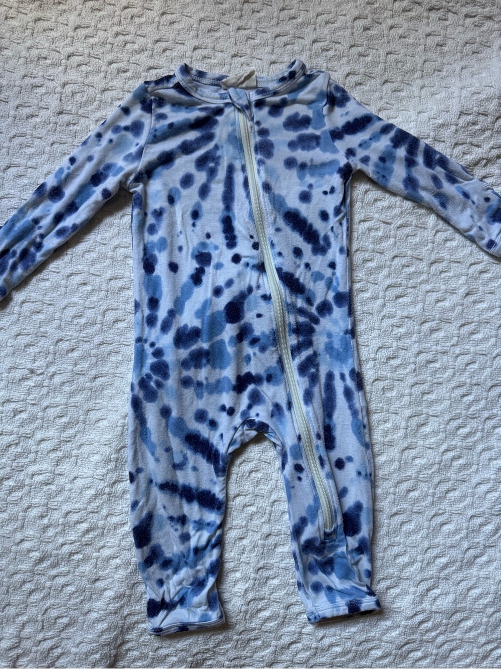 Spearmint Love x Angel Dear Tie-Dye Zip One-Piece Romper
